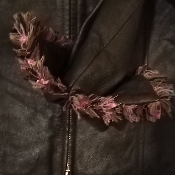 Terry Lewis classic luxuries leather jacket sz -xs - Picture 3 of 8